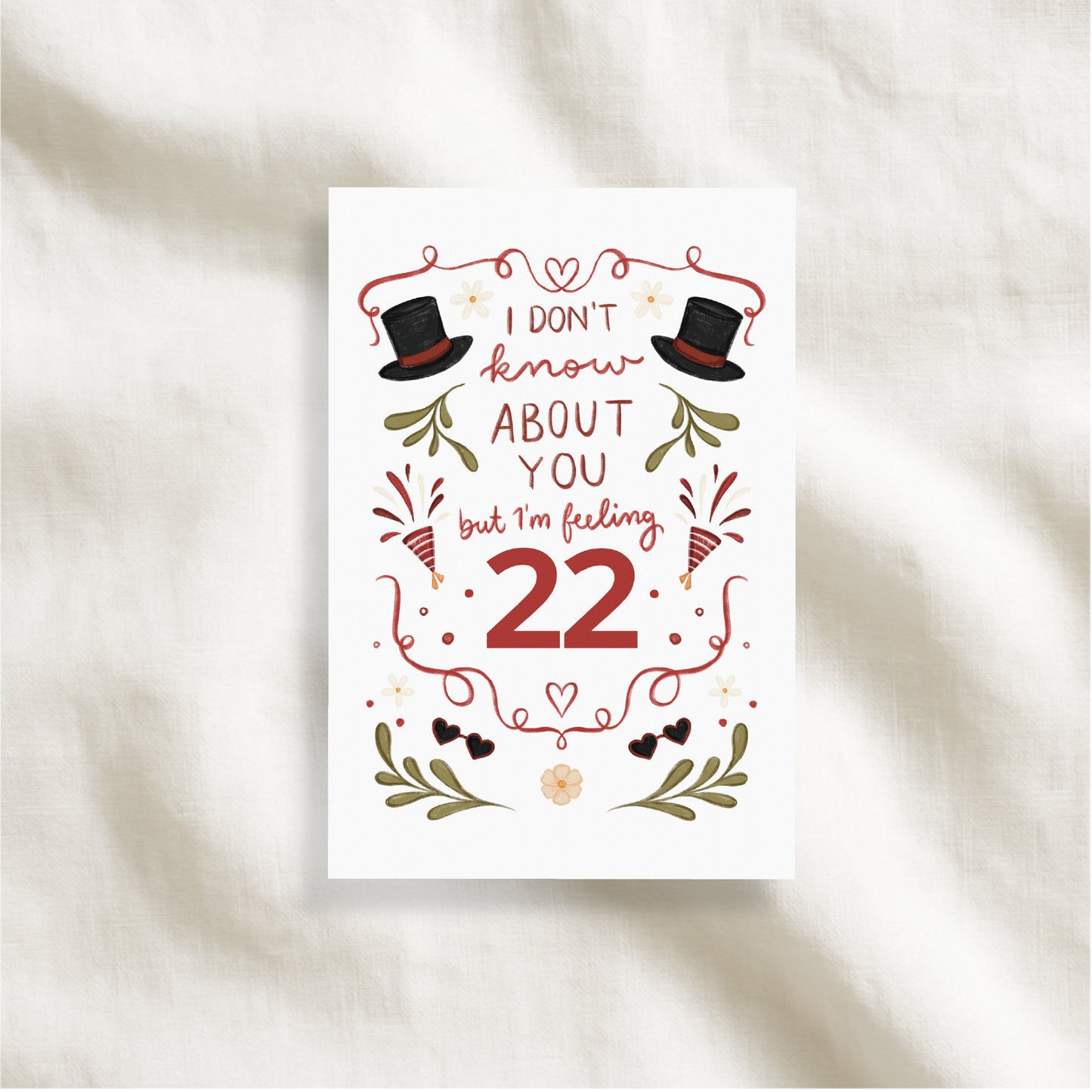 22 Birthday Card