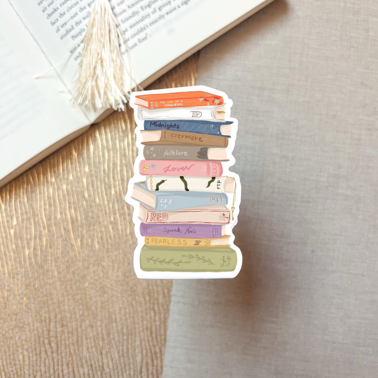 Album Books Sticker
