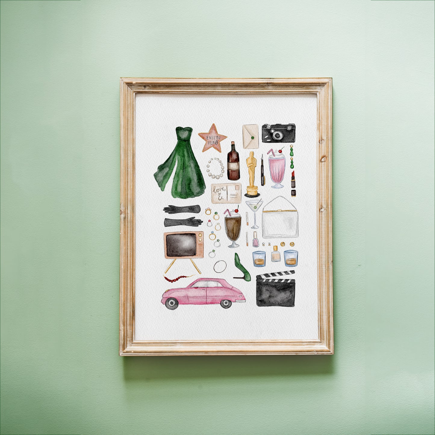 The Seven Husbands Of Evelyn Hugo Art Print