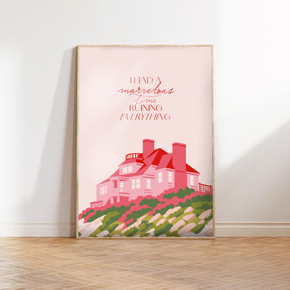 I Had a Marvelous Time Digital Art Print