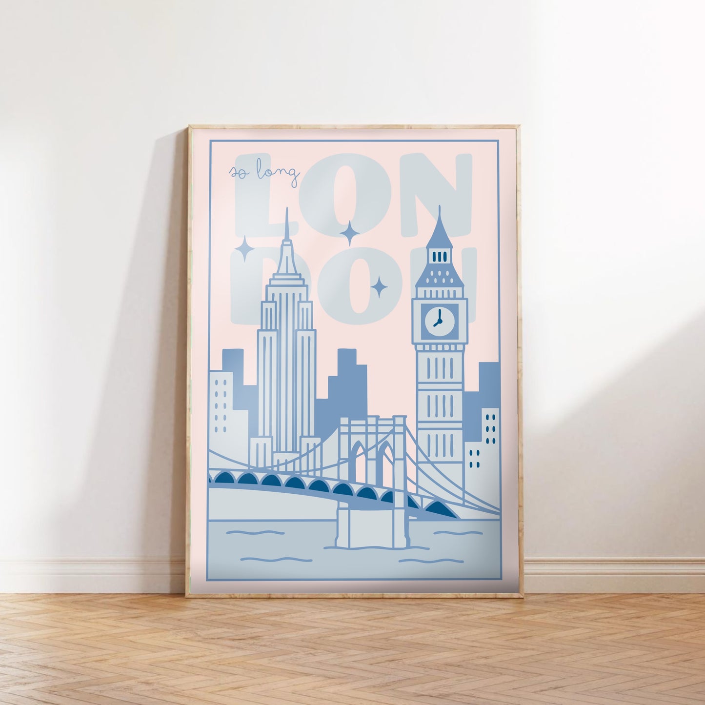 So Long, London Digital Art Print