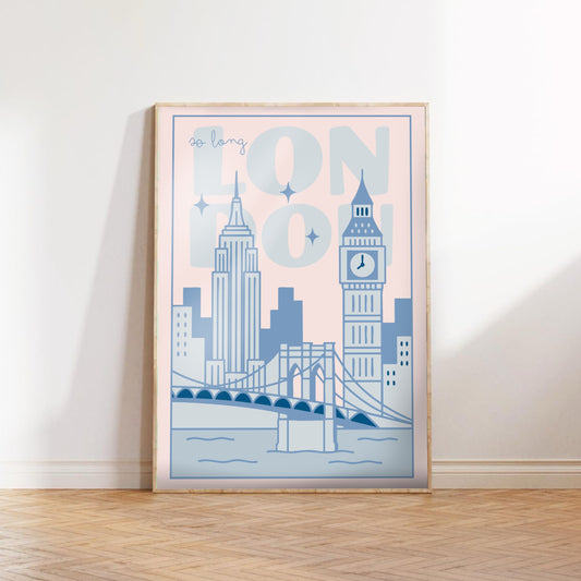 So Long, London Digital Art Print
