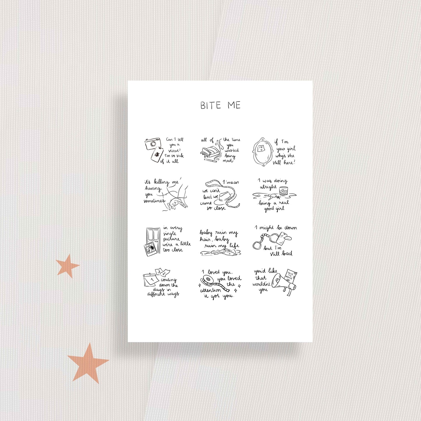 Bite Me Ink Card