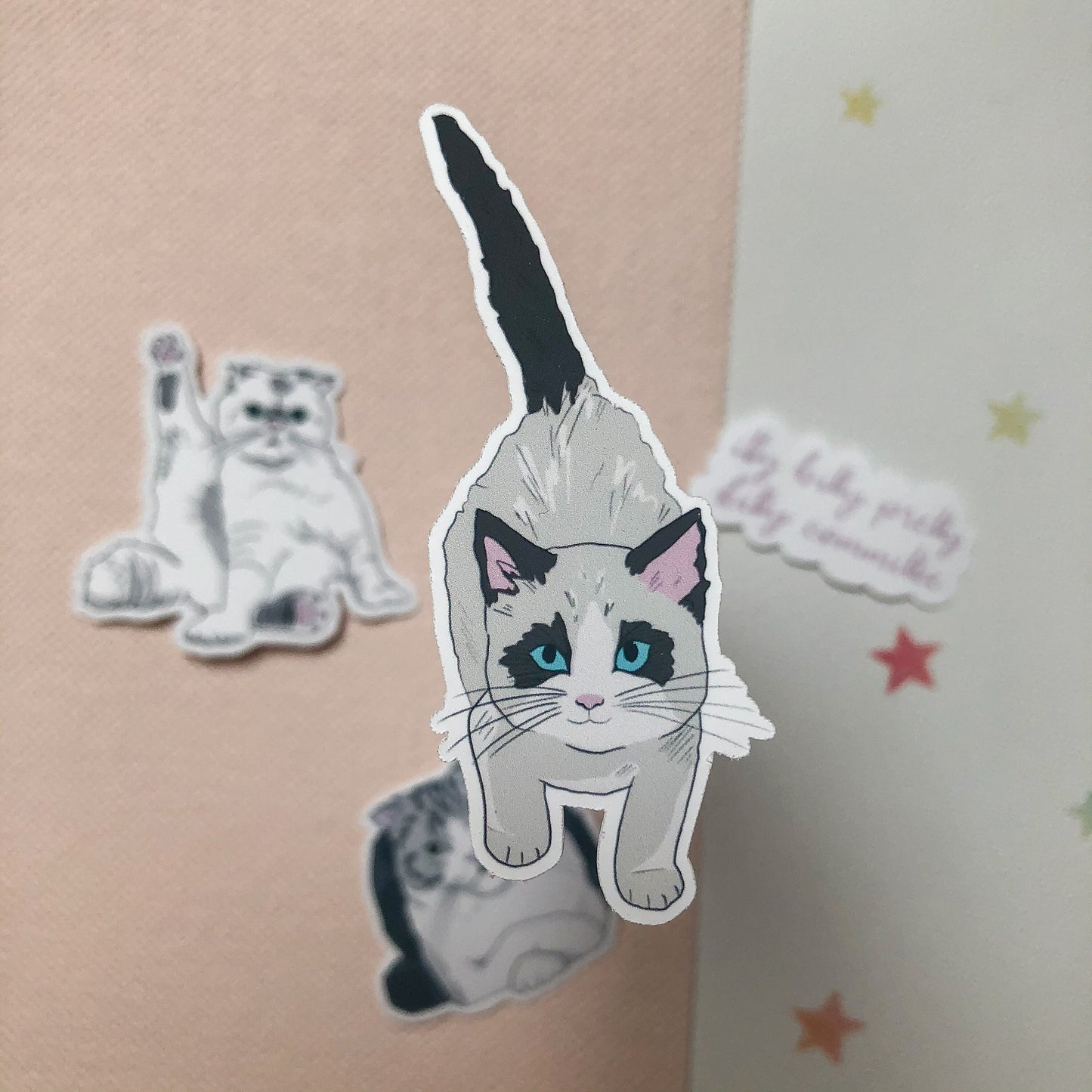 cats Stickers Meredith Olivia Benji