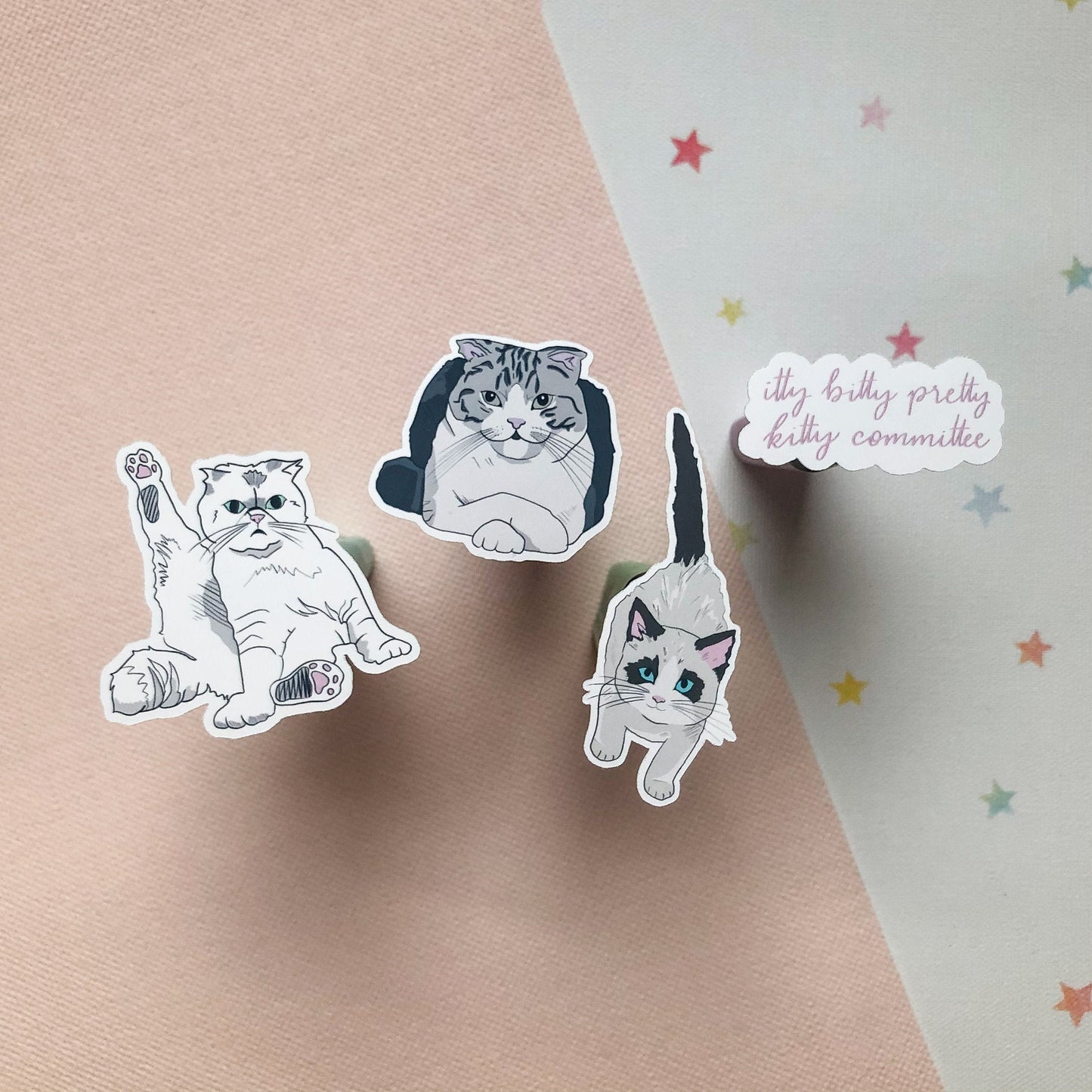 cats Stickers Meredith Olivia Benji