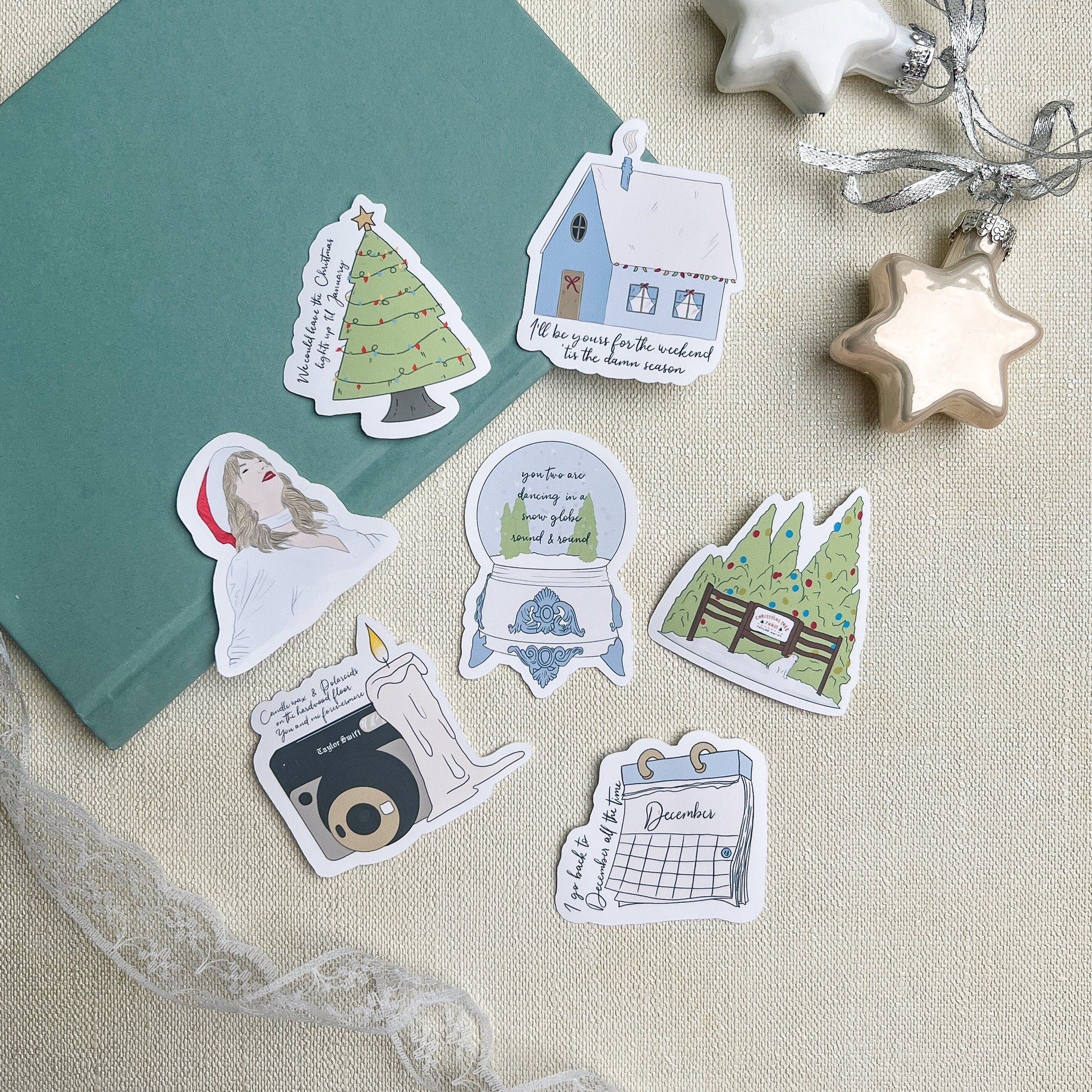 Winter/ Holiday/ Christmas Sticker Set