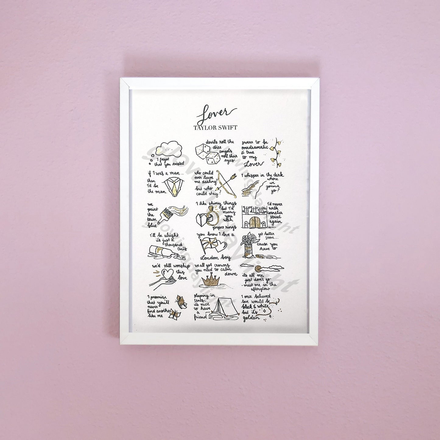 Lover tracklist Print