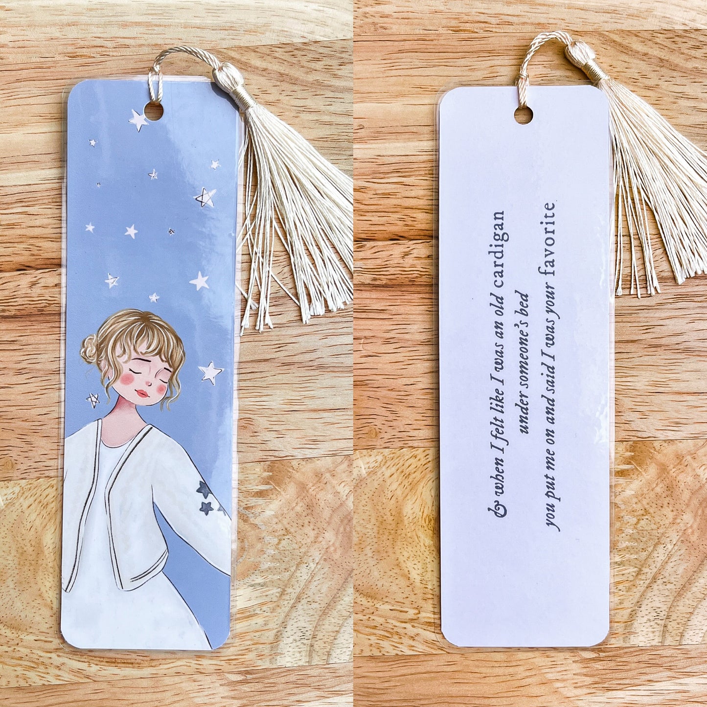 Taylor Swift illustration bookmark