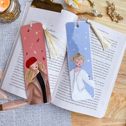 Taylor Swift illustration bookmark