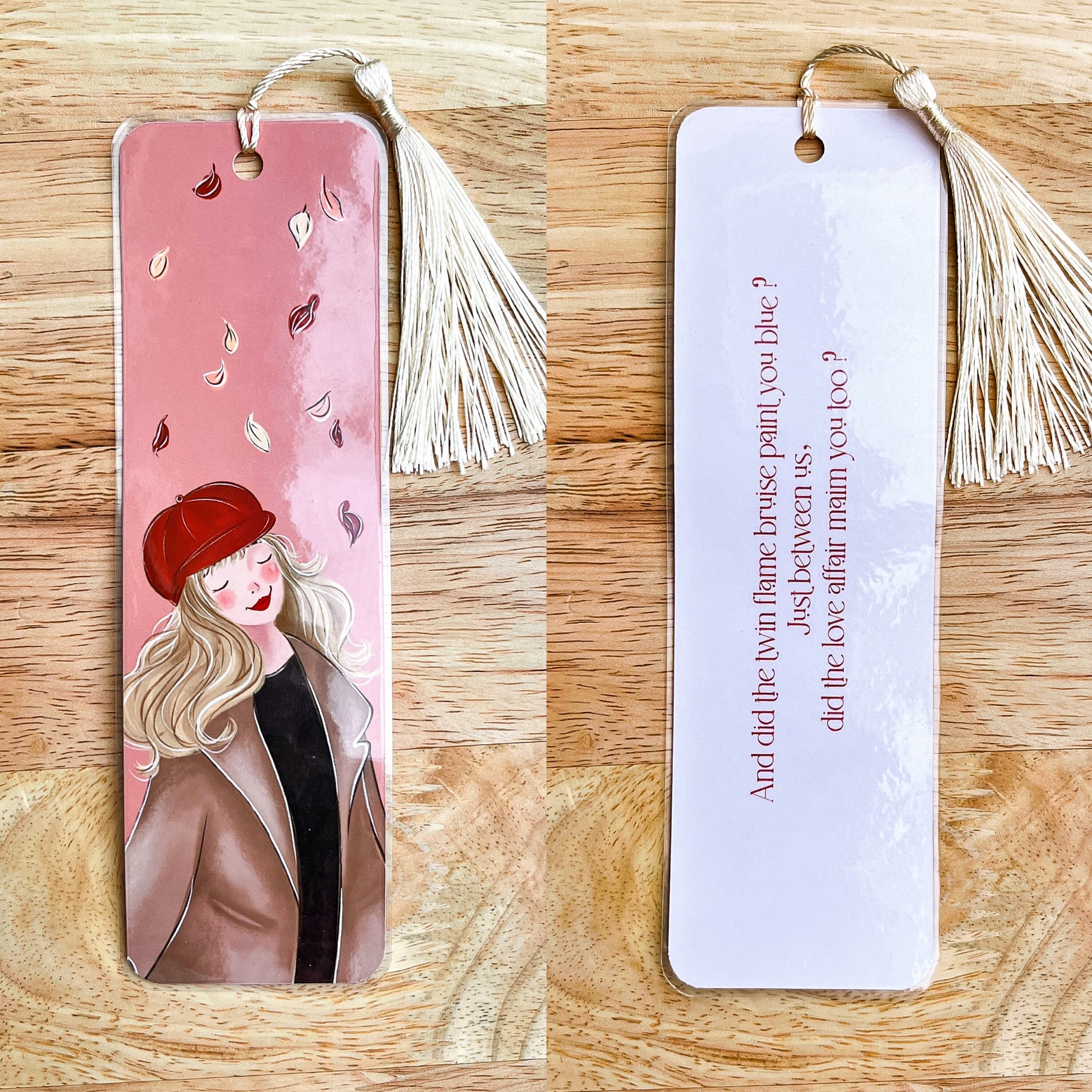 Taylor Swift illustration bookmark