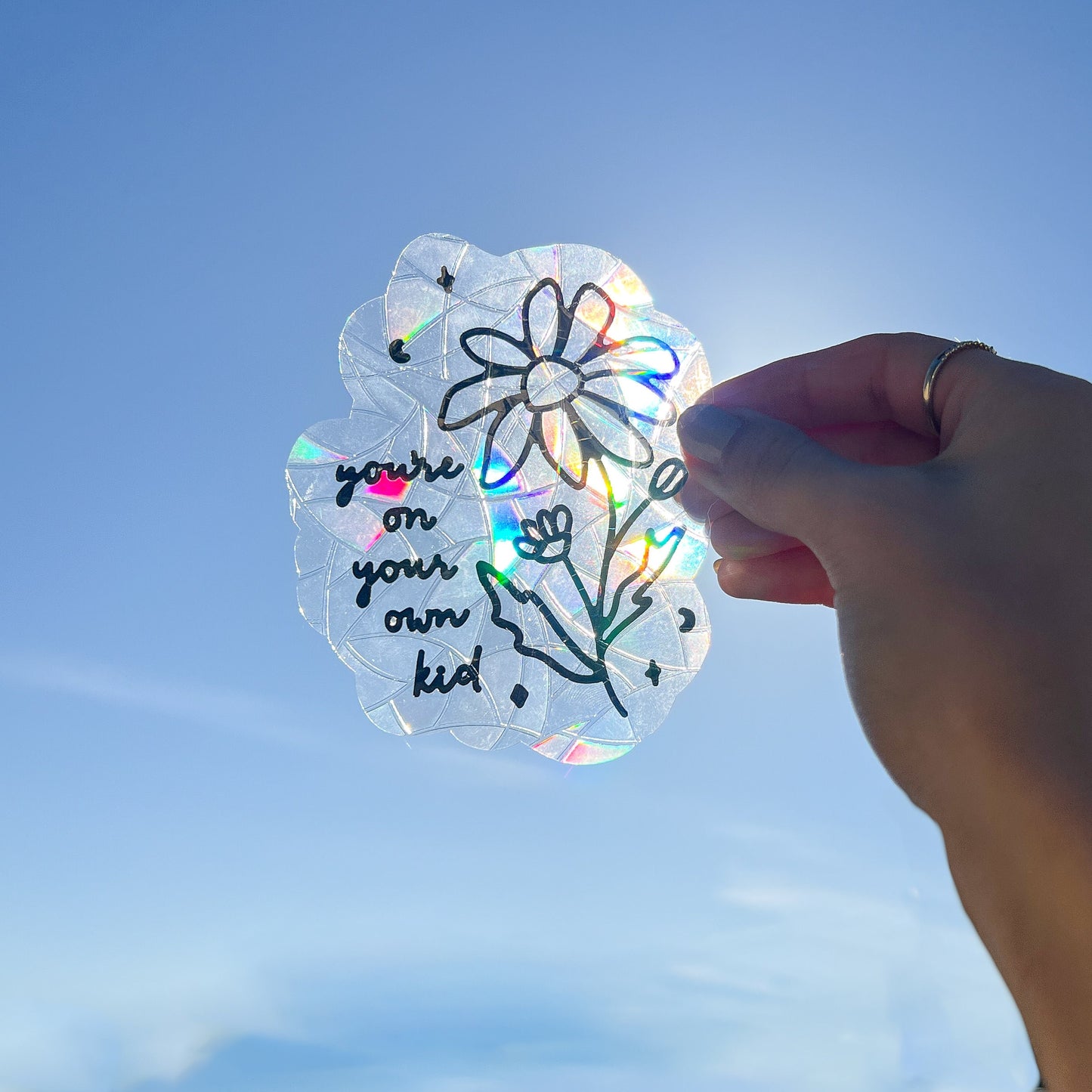 Suncatcher | Rainbow Maker | You’re On Your Own Kid